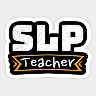 SLP Teacher Sticker